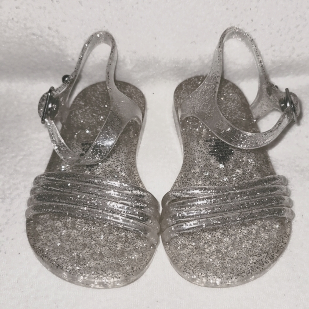 SALE 5/$20 Old Navy Clear Glitter Jelly Sandals